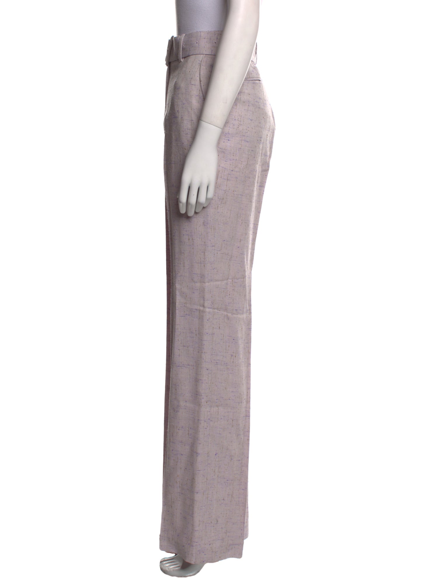 Dries Van Noten Linen Wide Leg Pants