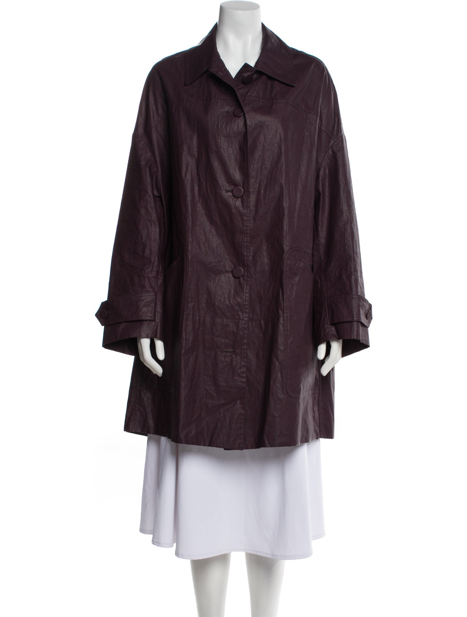 Dries Van Noten Linen Peacoat