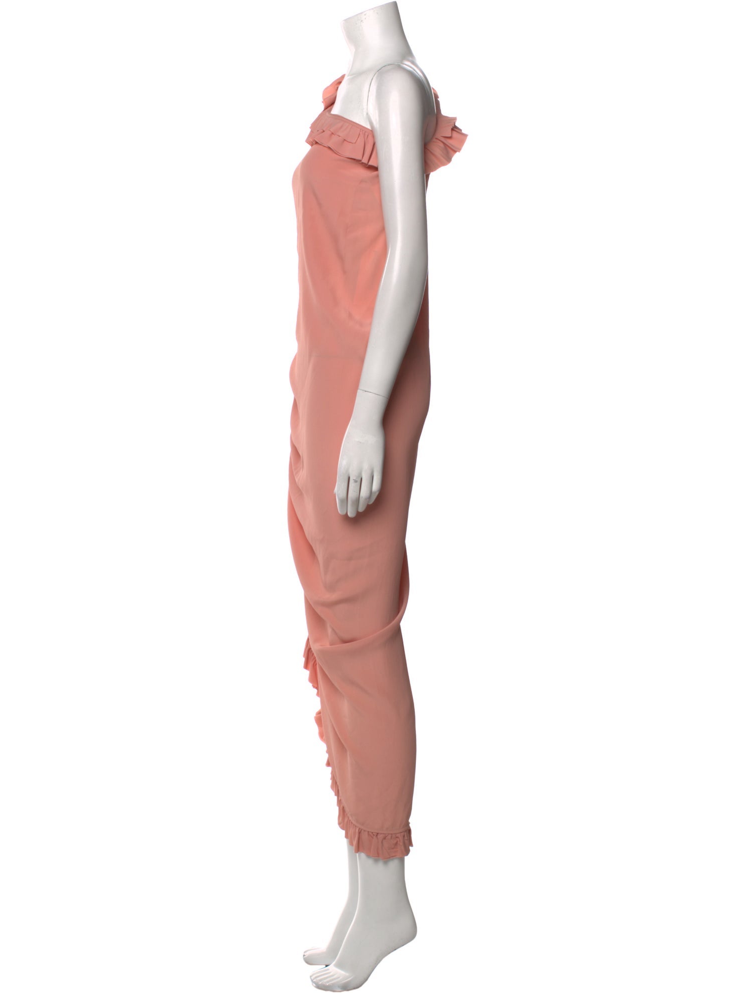 Dries Van Noten One-Shoulder Midi Length Dress