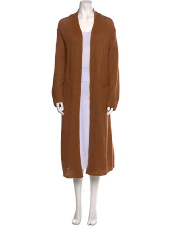 Dries Van Noten Alpaca Open Front Sweater