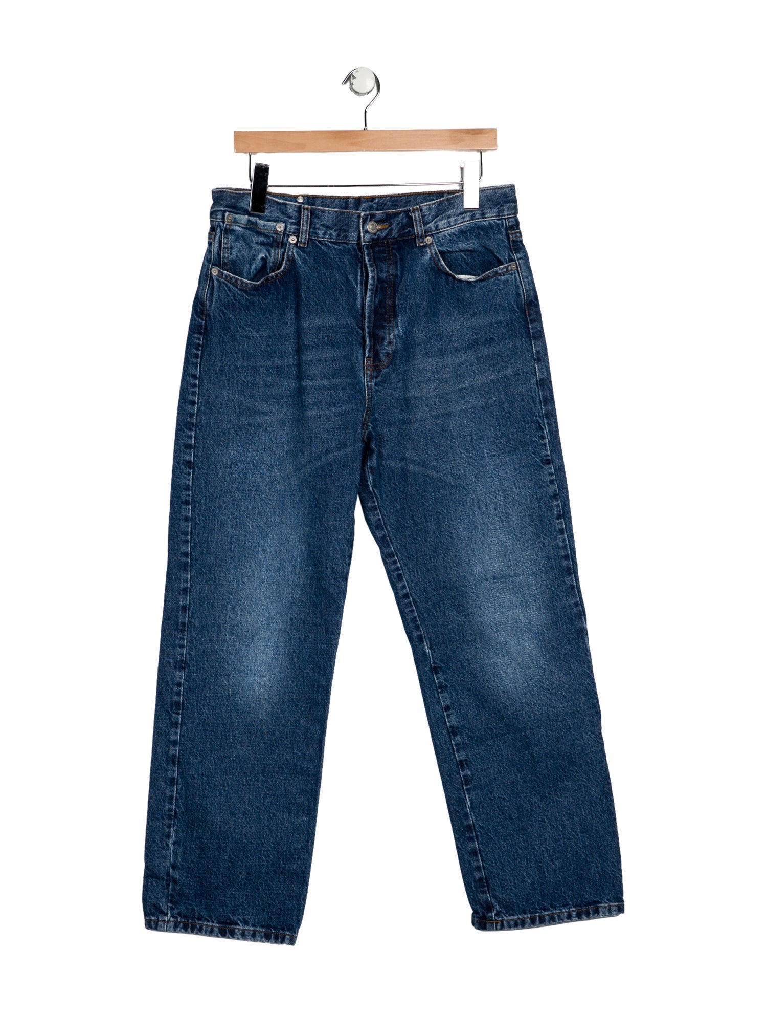 Dries Van Noten High-Rise Straight Leg Jeans