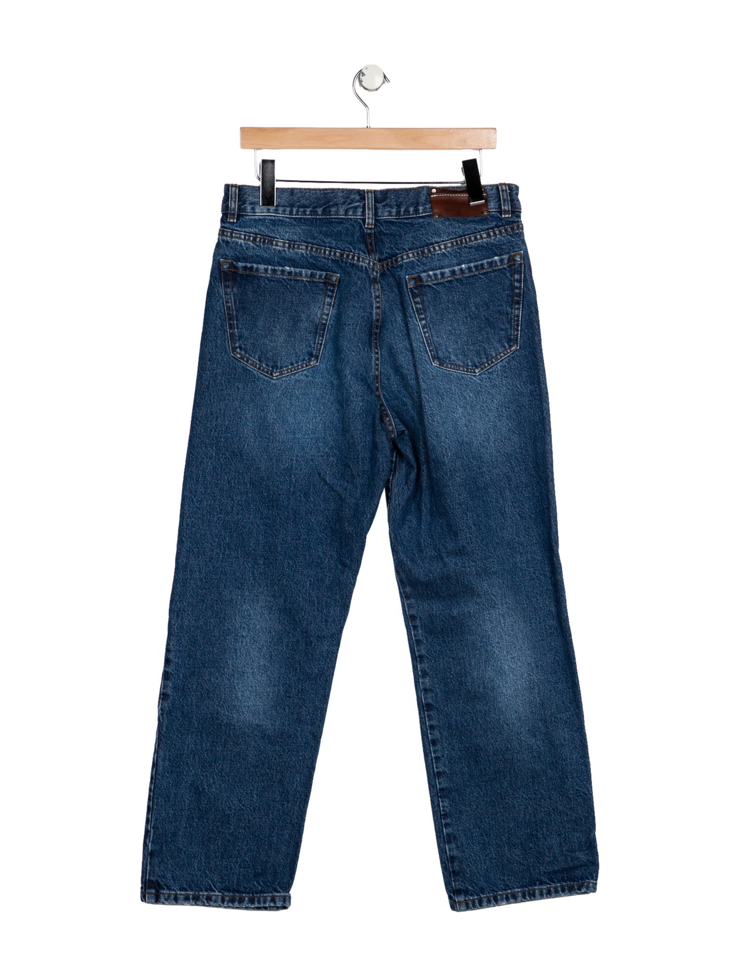 Dries Van Noten High-Rise Straight Leg Jeans