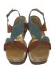 Dries Van Noten Suede Slingback Sandals