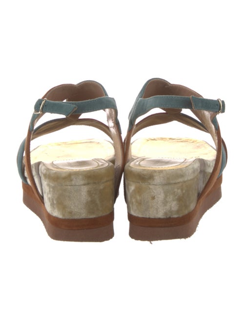 Dries Van Noten Suede Slingback Sandals