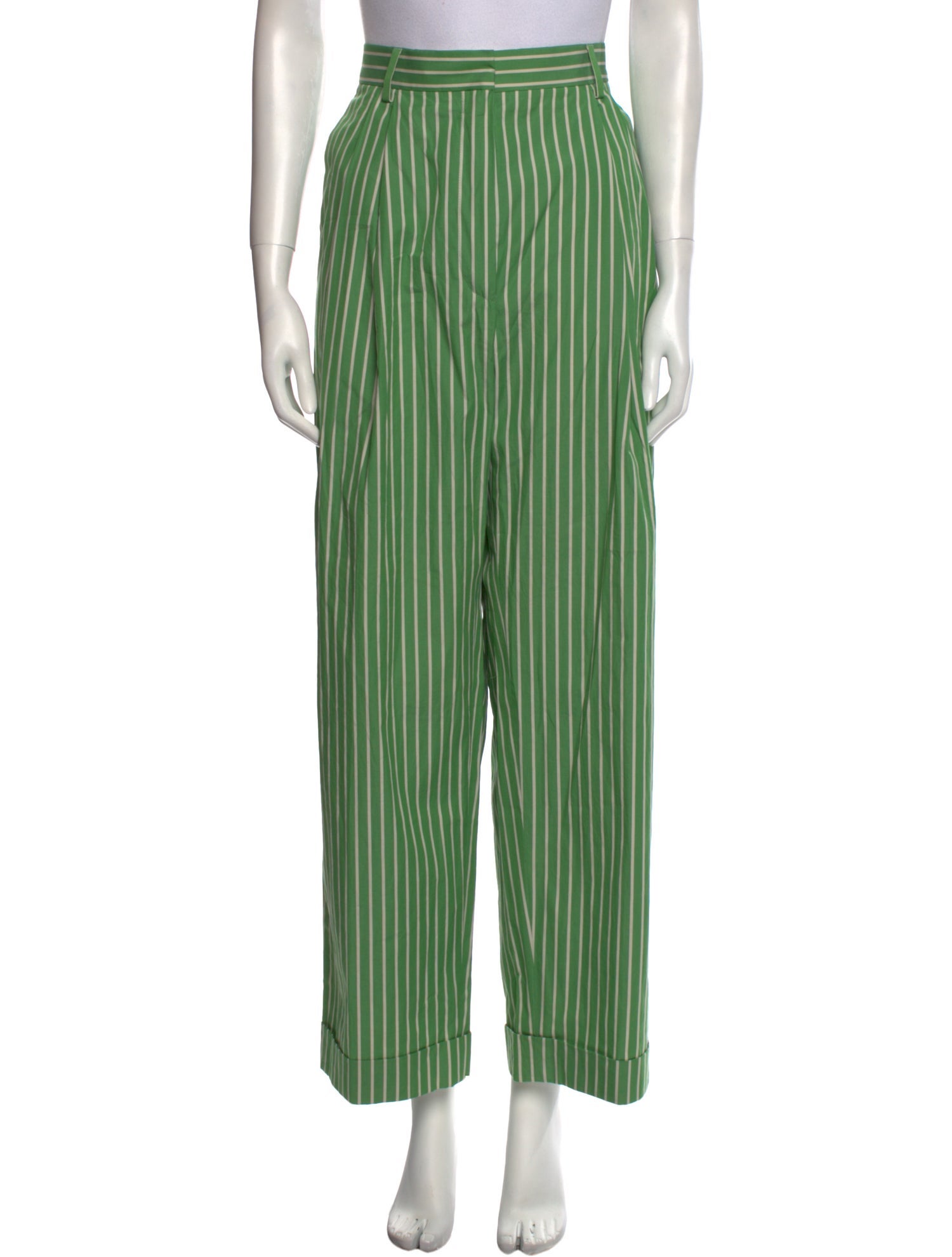 Dries Van Noten Striped Wide Leg Pants