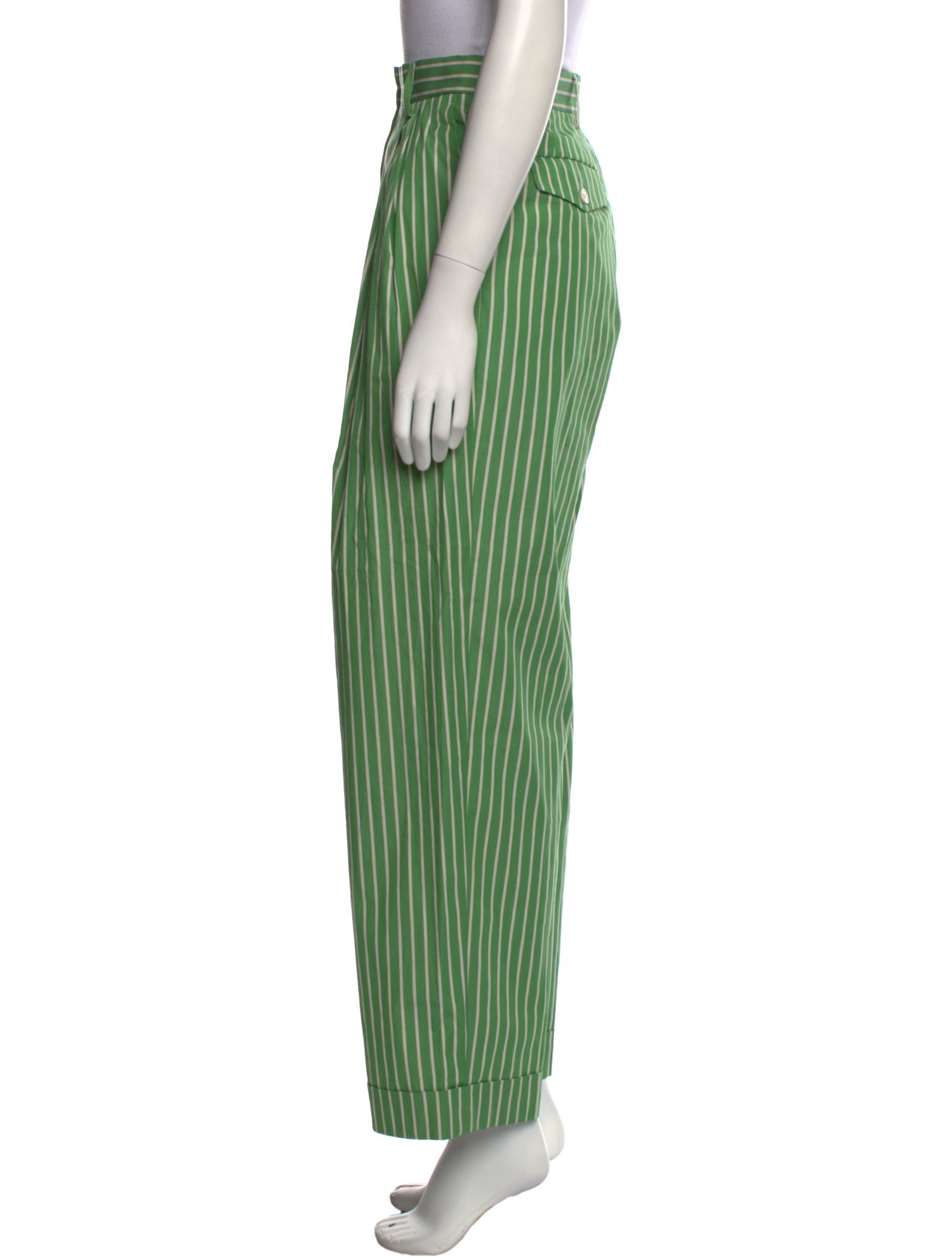 Dries Van Noten Striped Wide Leg Pants