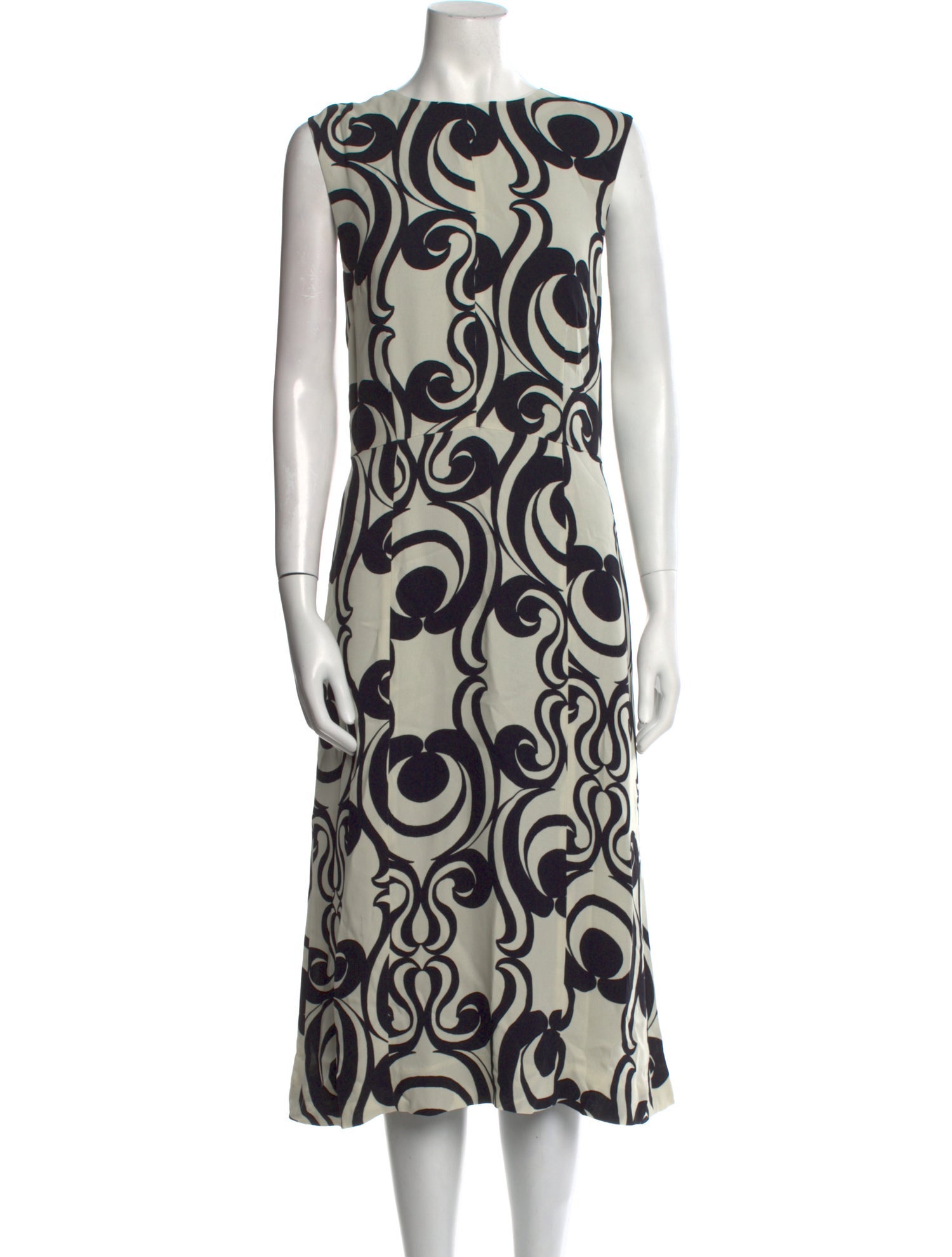 Dries Van Noten Printed Midi Length Dress