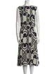 Dries Van Noten Printed Midi Length Dress