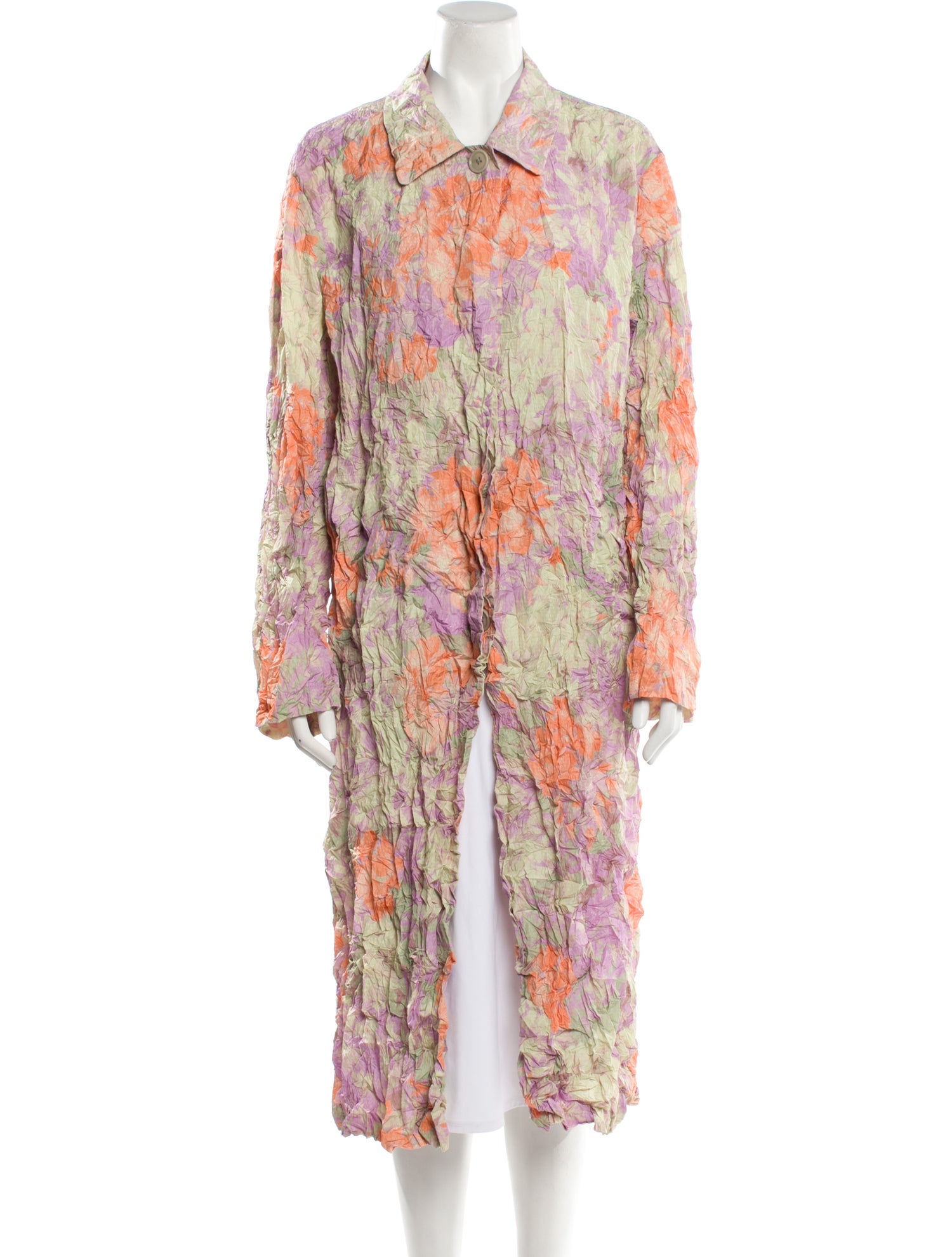 Dries Van Noten Printed Trench Coat