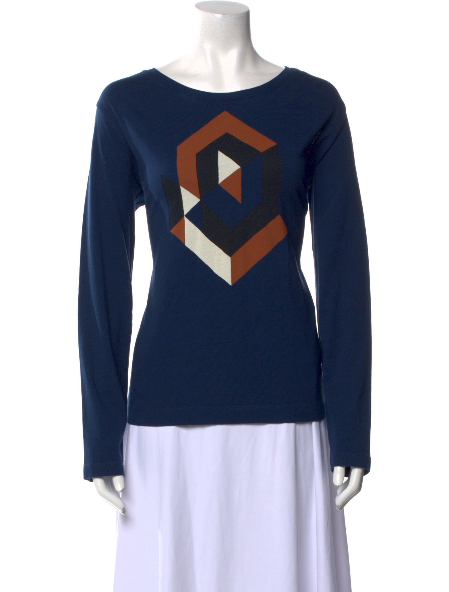 Dries Van Noten Graphic Print Scoop Neck Top