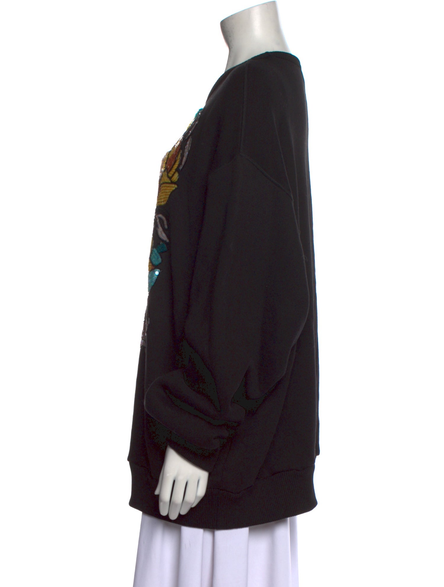 Dries Van Noten Graphic Print Crew Neck Sweatshirt