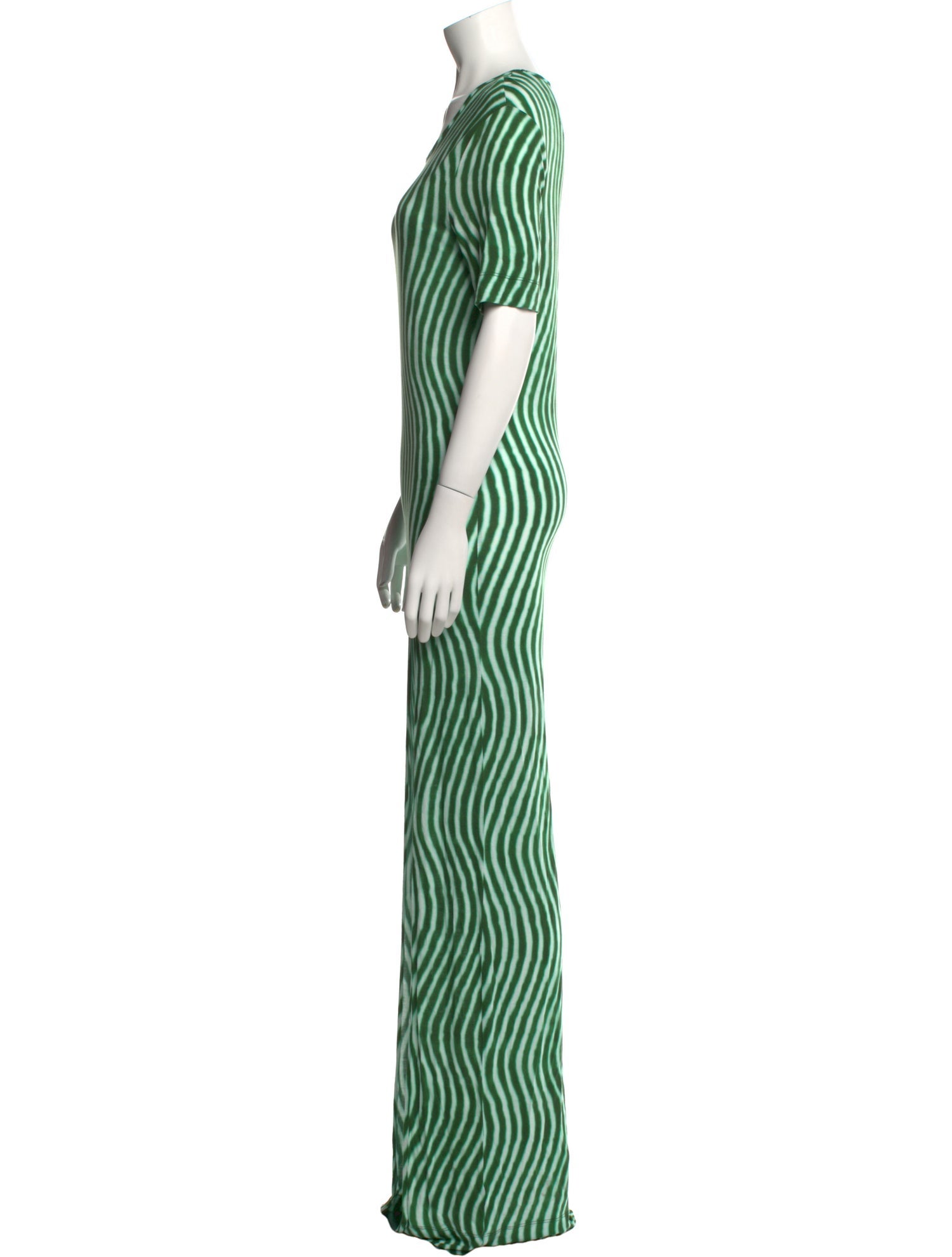 Dries Van Noten Striped Long Dress