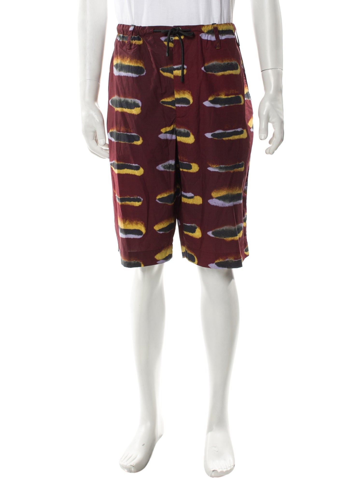 Dries Van Noten Printed Jogger Shorts