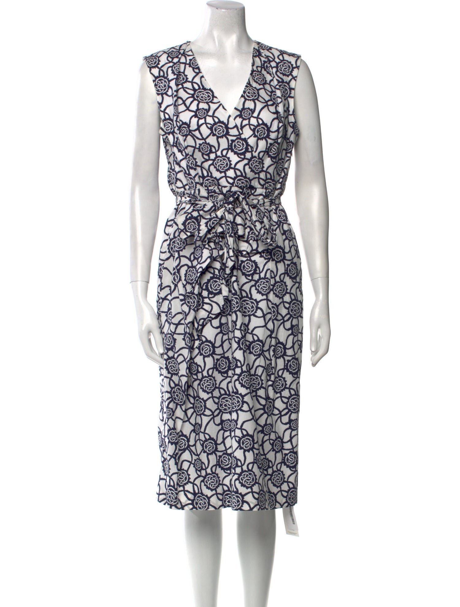Dries Van Noten Printed Midi Length Dress