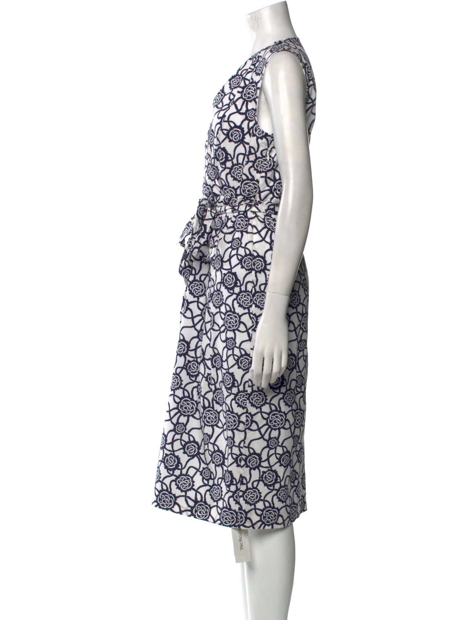 Dries Van Noten Printed Midi Length Dress