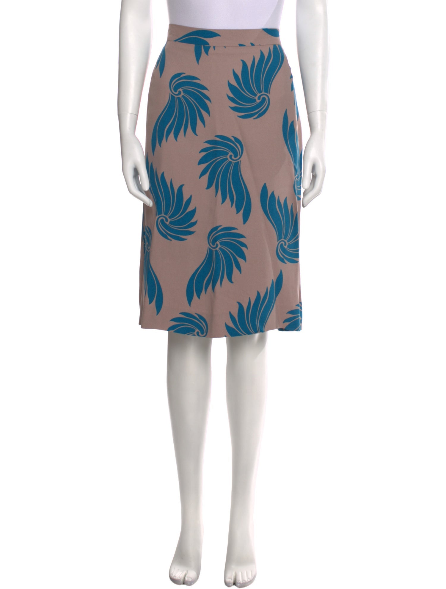 Dries Van Noten Printed Knee-Length Skirt