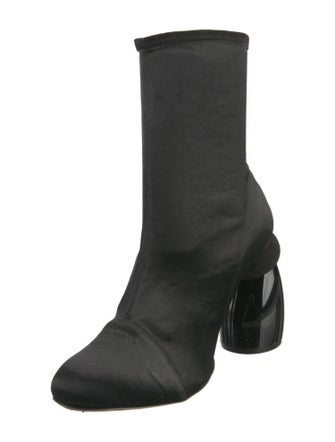 Dries Van Noten Satin Sock Boots