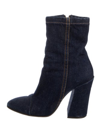 Dries Van Noten Denim Boots
