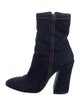 Dries Van Noten Denim Boots