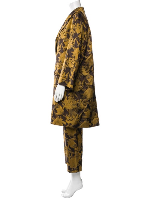 Dries Van Noten Wool Printed Pantsuit