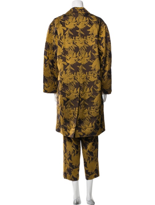 Dries Van Noten Wool Printed Pantsuit