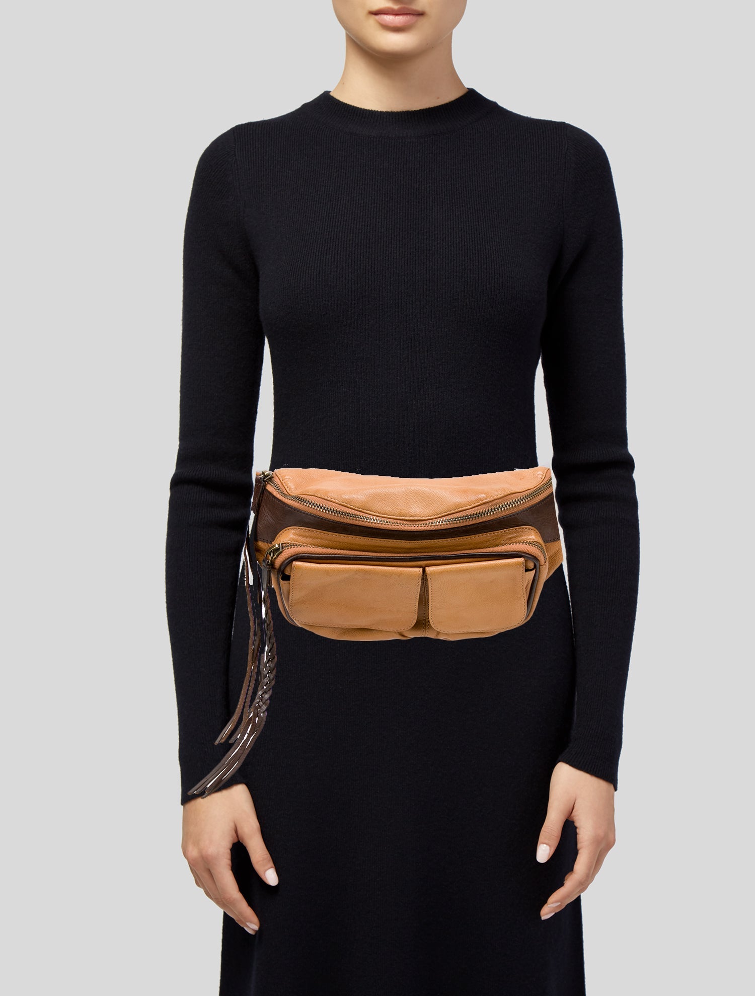 Dries Van Noten Leather Belt Bag