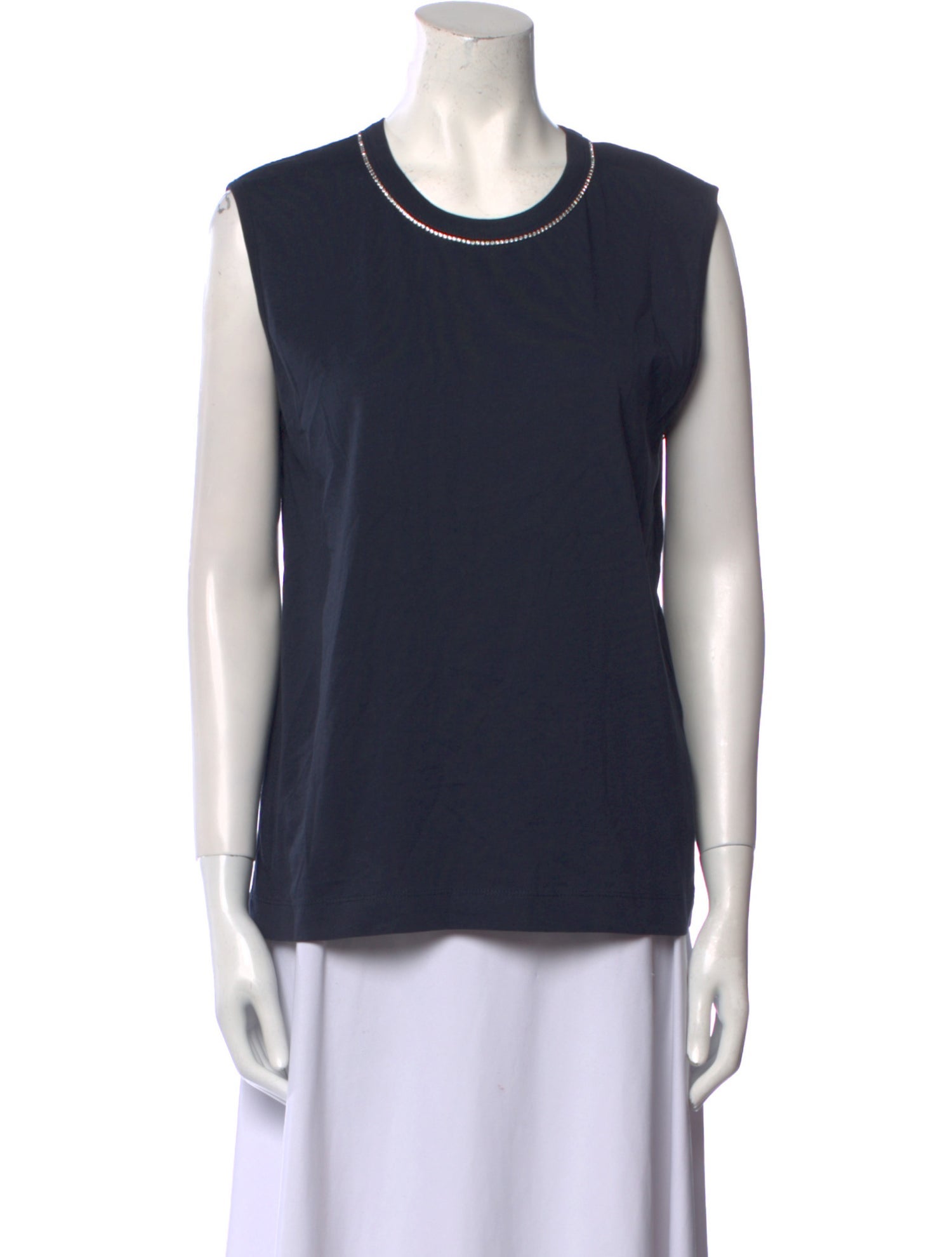 Dries Van Noten Scoop Neck Sleeveless Top