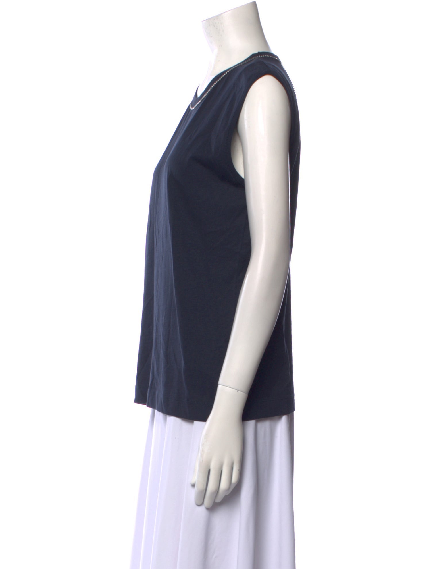 Dries Van Noten Scoop Neck Sleeveless Top