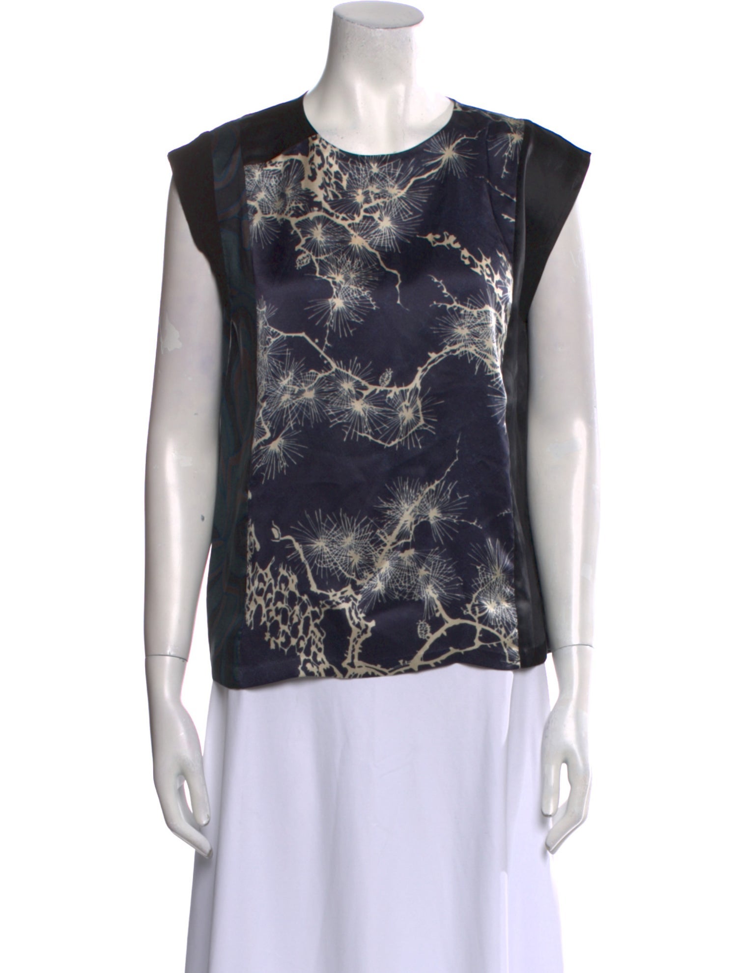 Dries Van Noten Silk Printed Top
