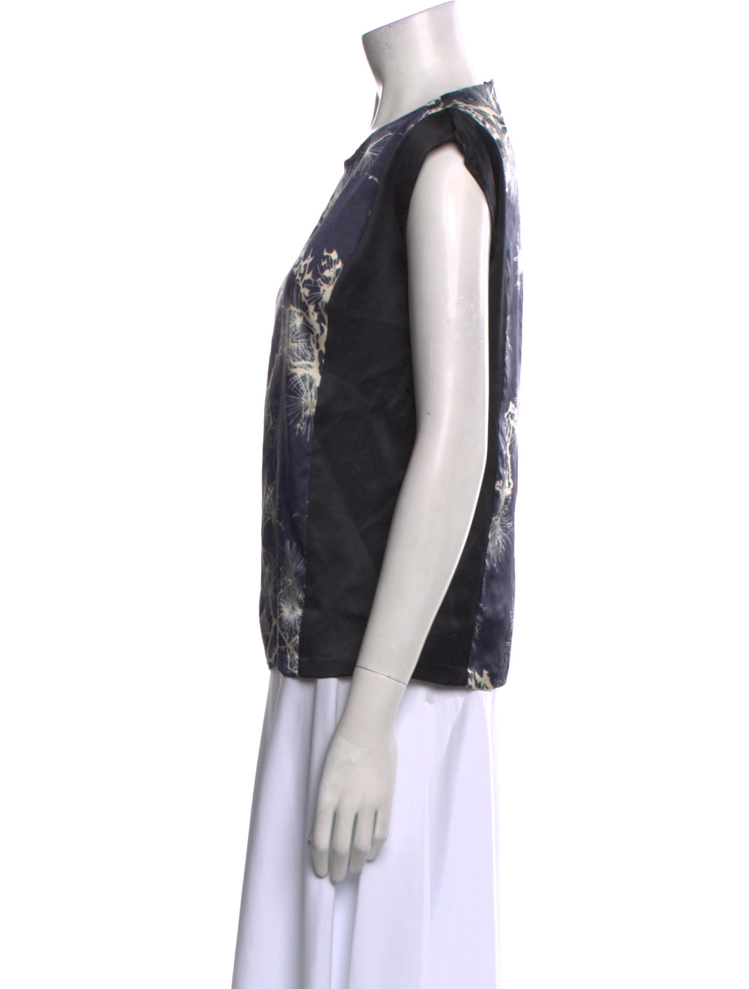 Dries Van Noten Silk Printed Top