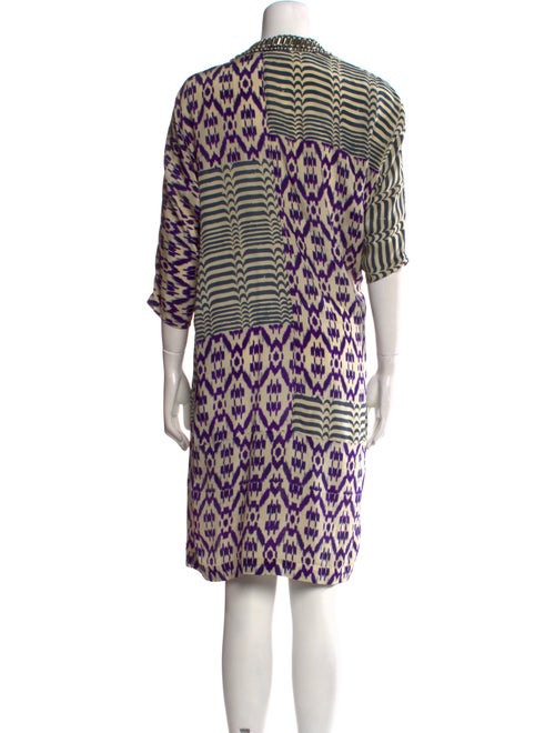 Dries Van Noten Printed Knee-Length Dress
