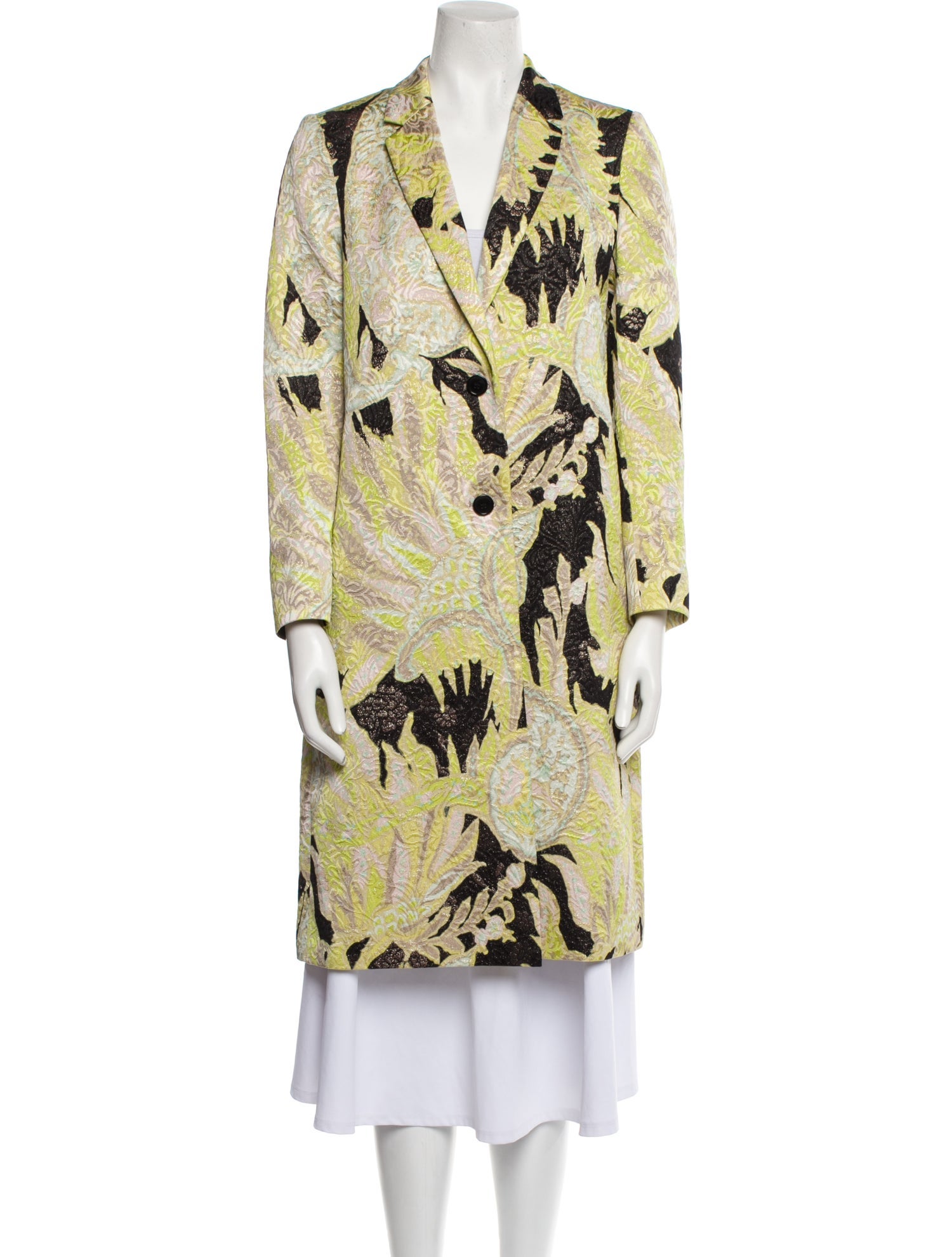Dries Van Noten Printed Coat