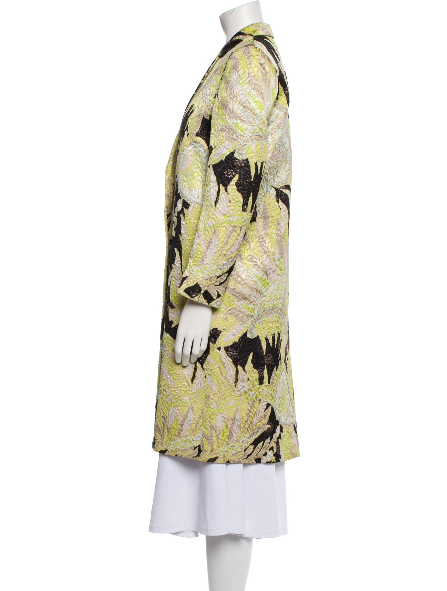 Dries Van Noten Printed Coat