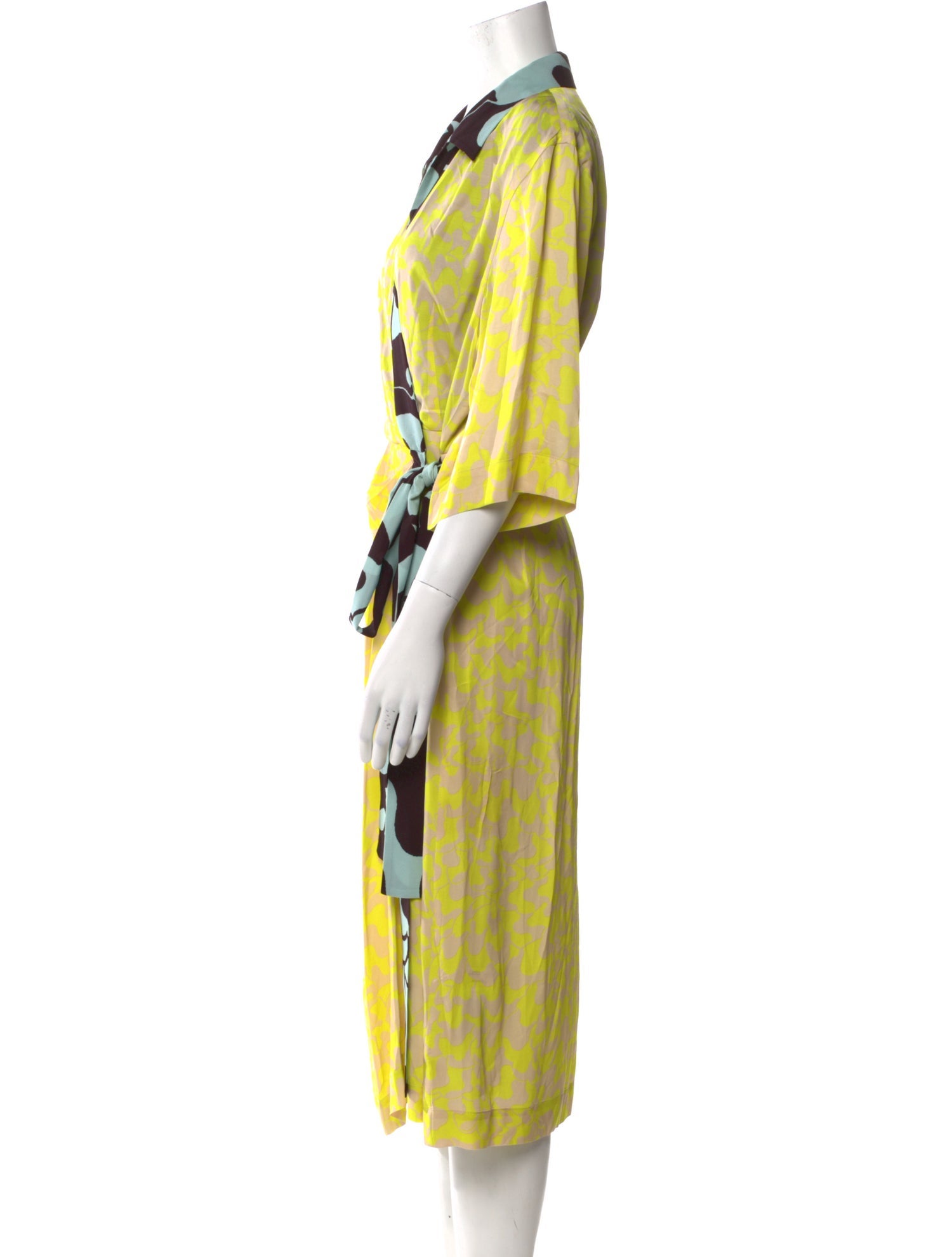Dries Van Noten Printed Midi Length Dress
