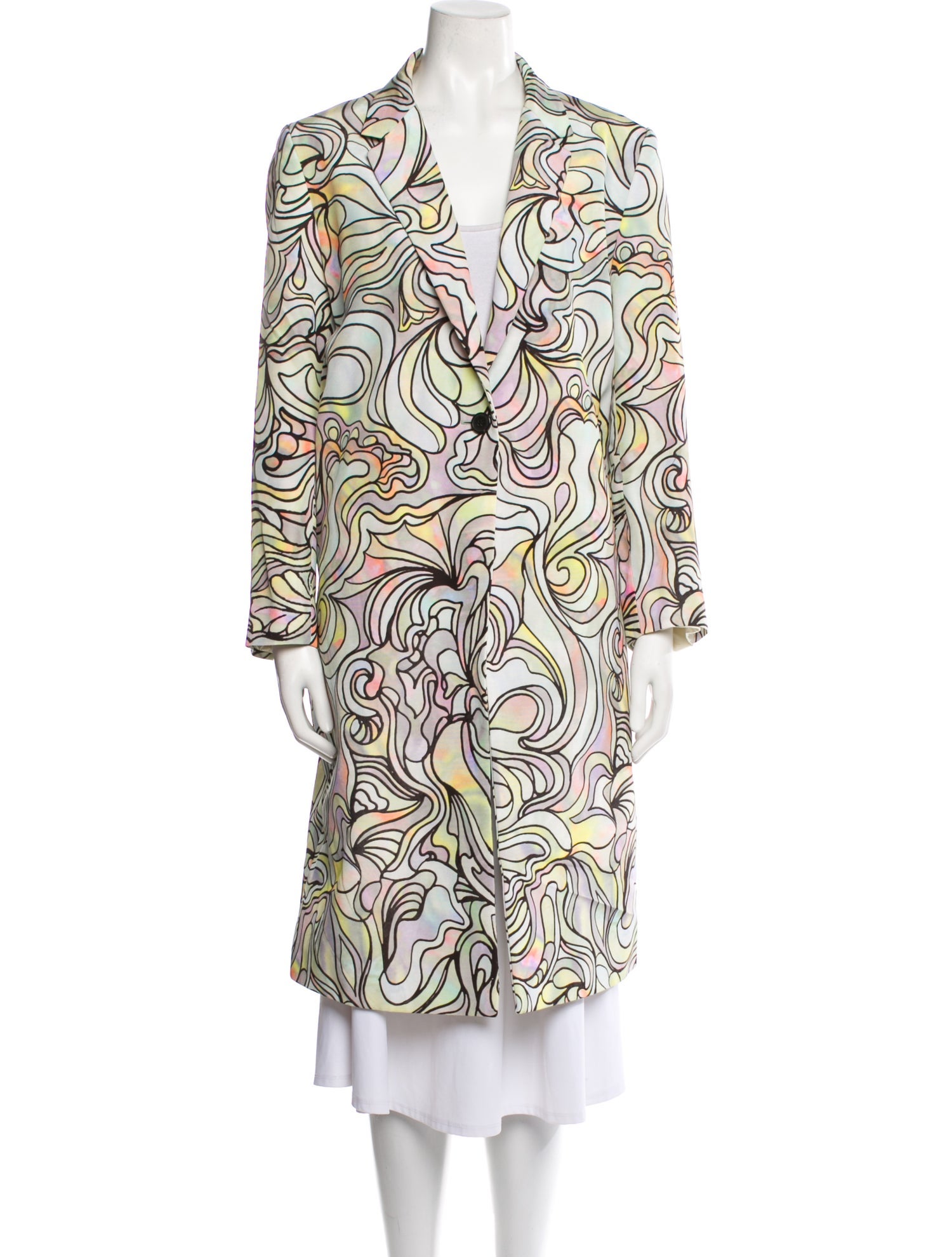 Dries Van Noten Printed Coat