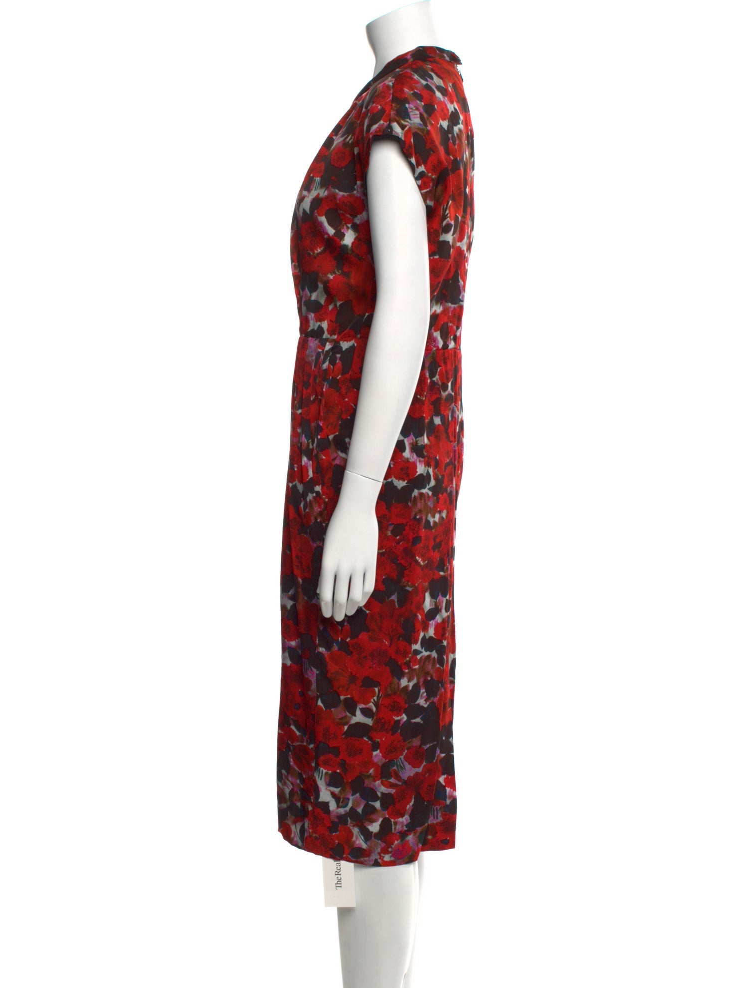 Dries Van Noten Floral Print Midi Length Dress