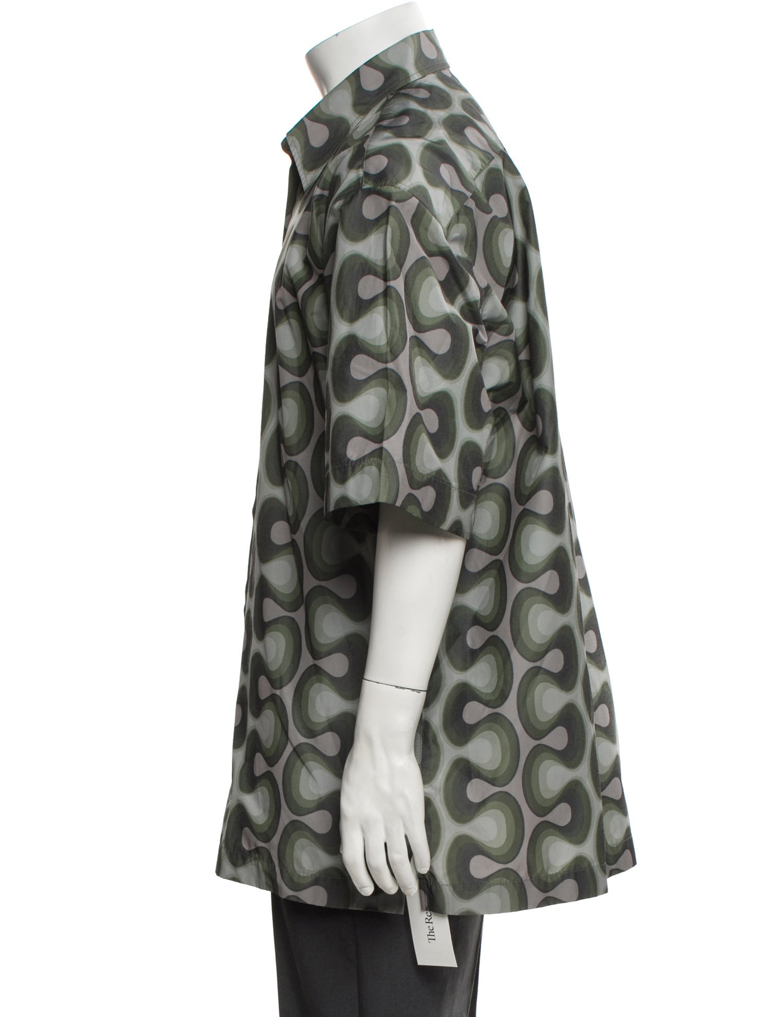 Dries Van Noten Printed Short Sleeve Shirt