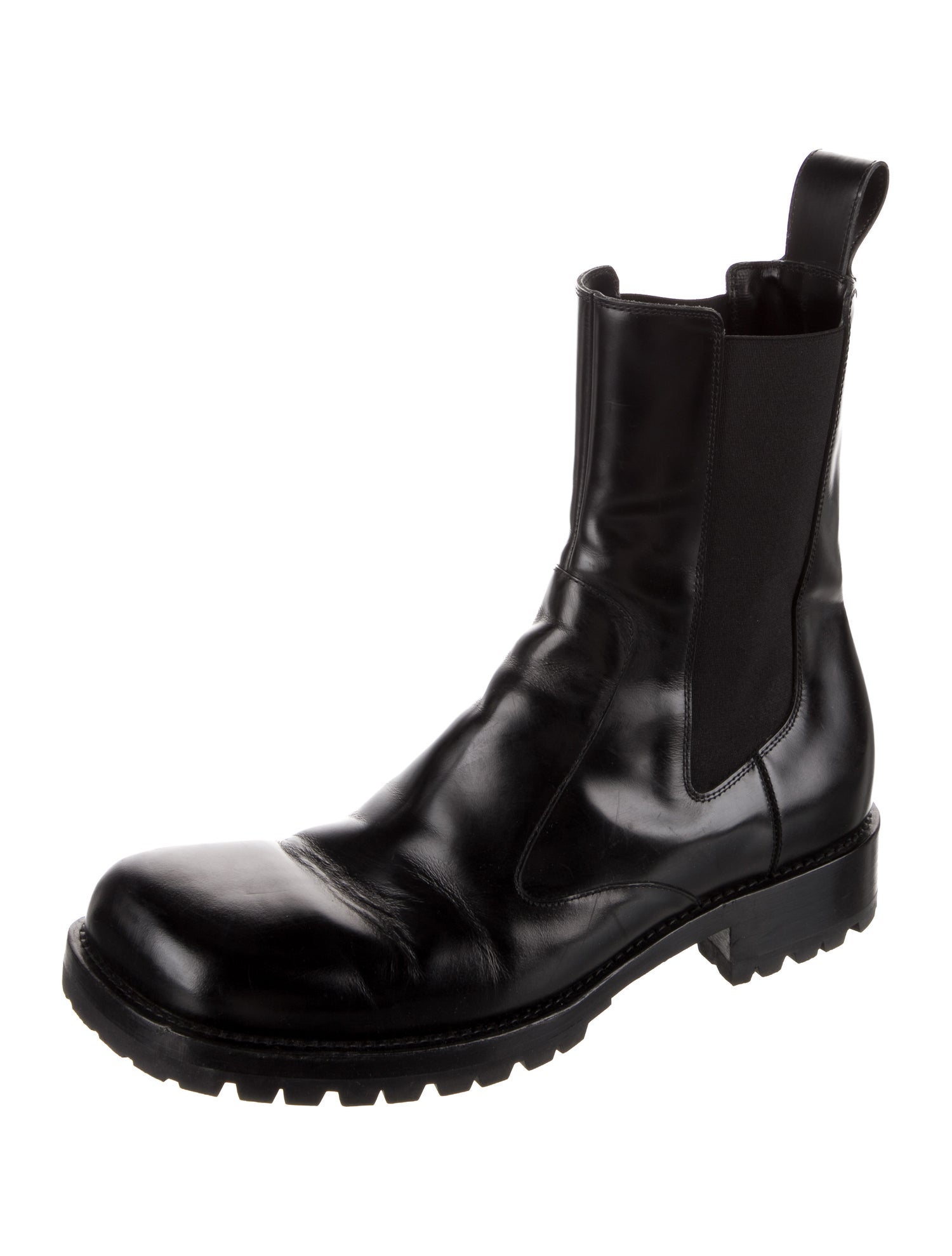 Dries Van Noten Leather Chelsea Boots