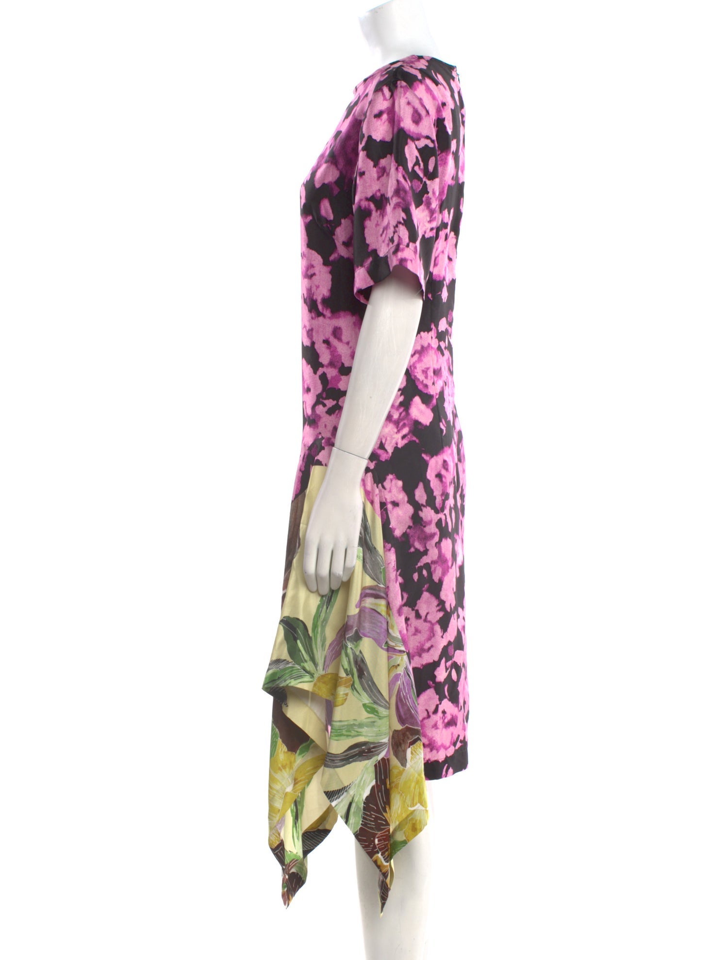 Dries Van Noten Silk Long Dress