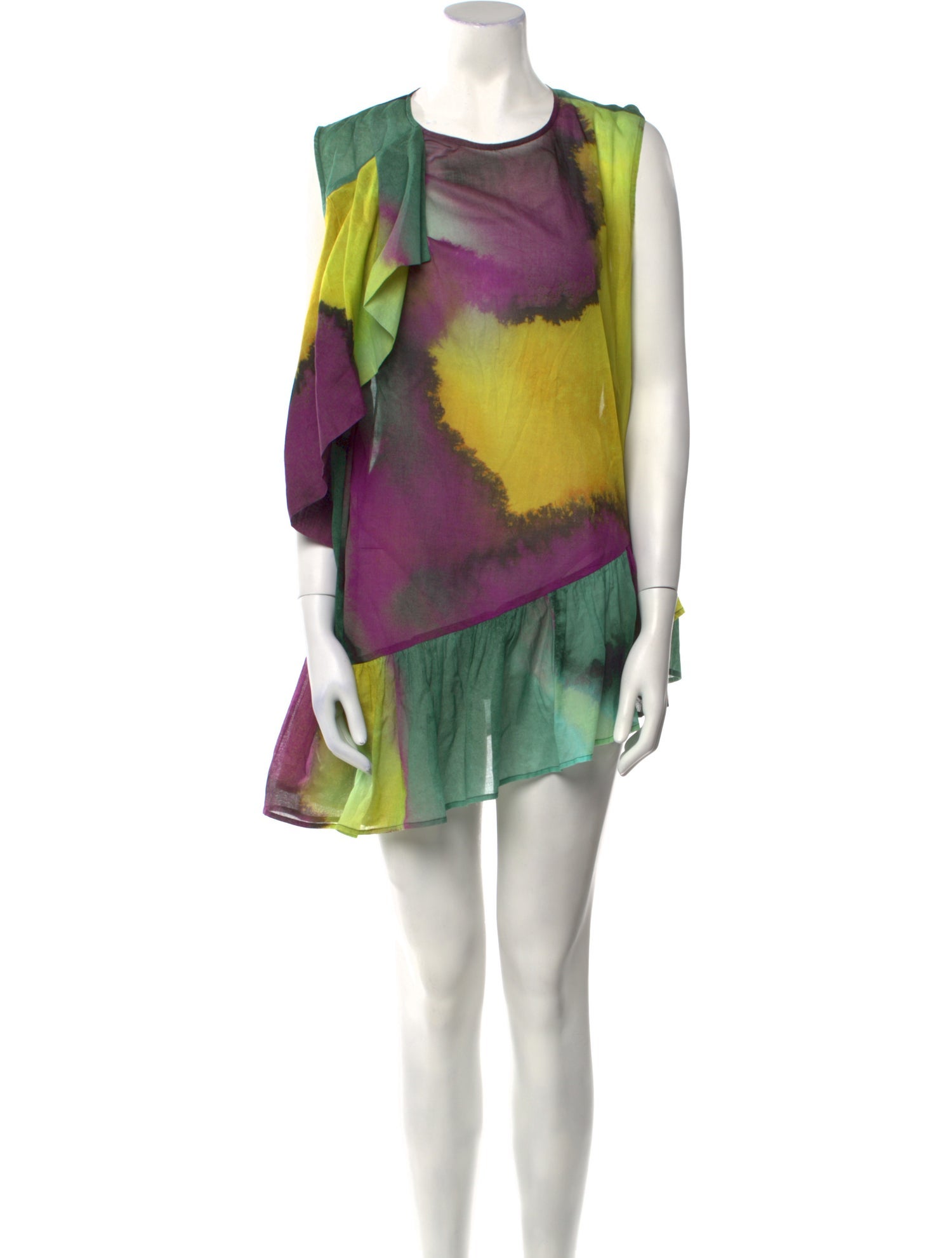 Dries Van Noten Printed Mini Dress