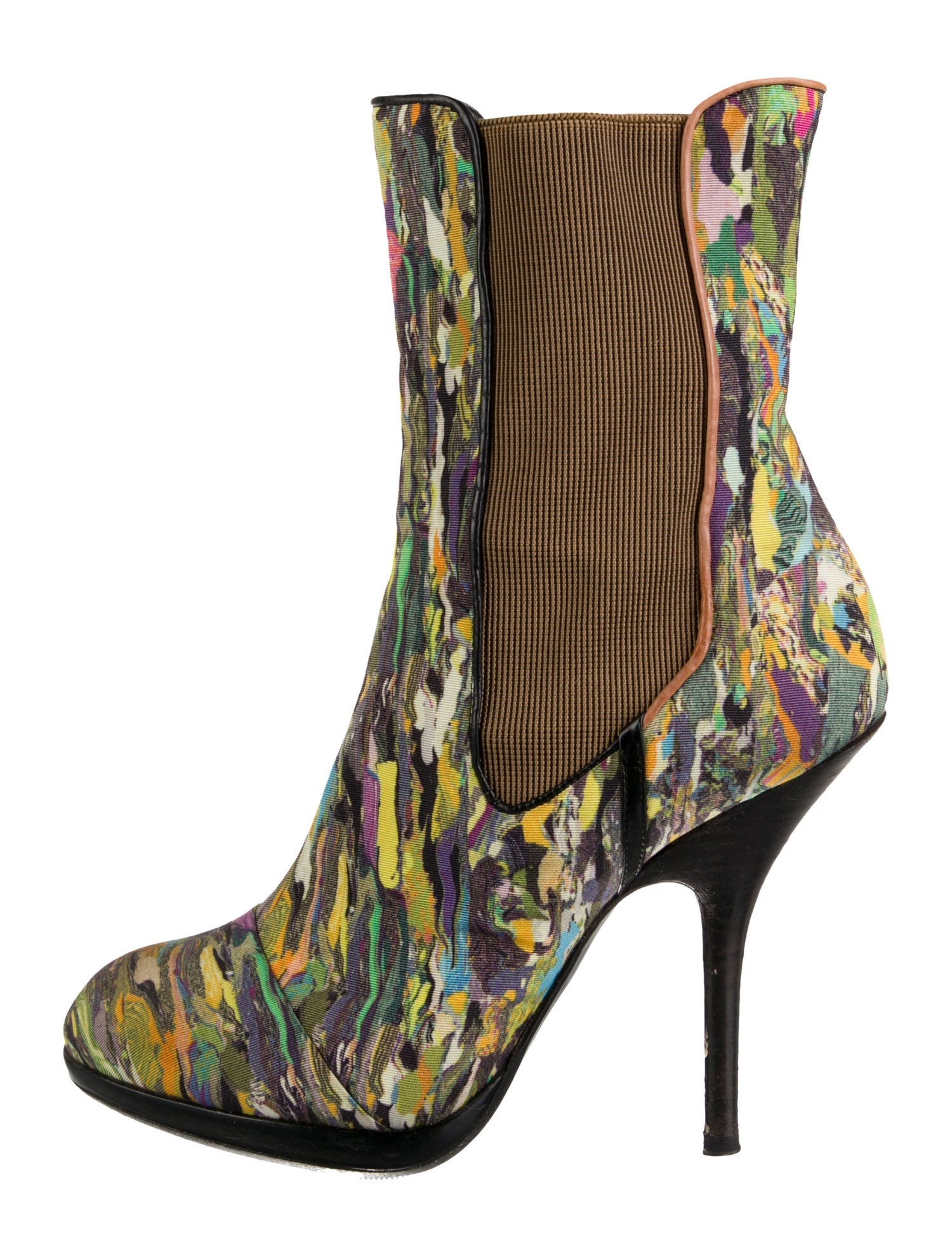 Dries Van Noten Printed Boots