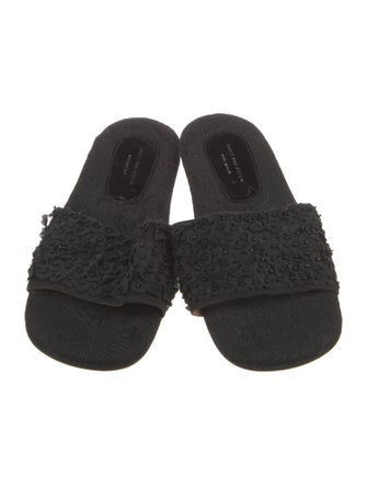 Dries Van Noten Beaded Accents Slides