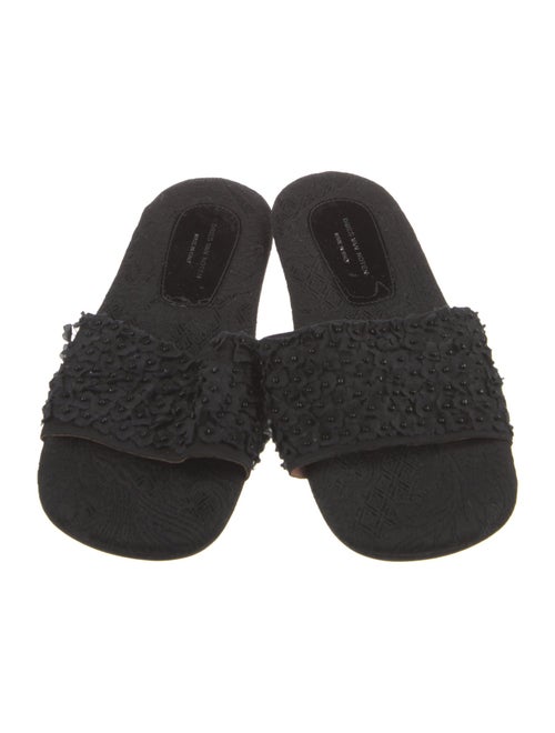 Dries Van Noten Beaded Accents Slides