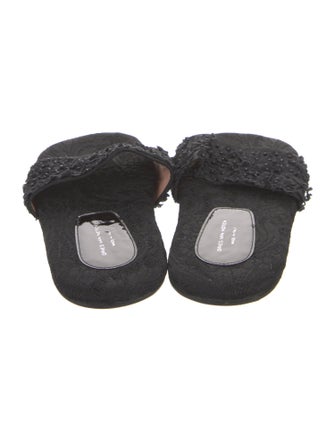 Dries Van Noten Beaded Accents Slides