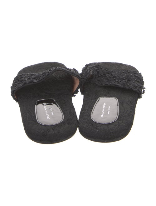 Dries Van Noten Beaded Accents Slides