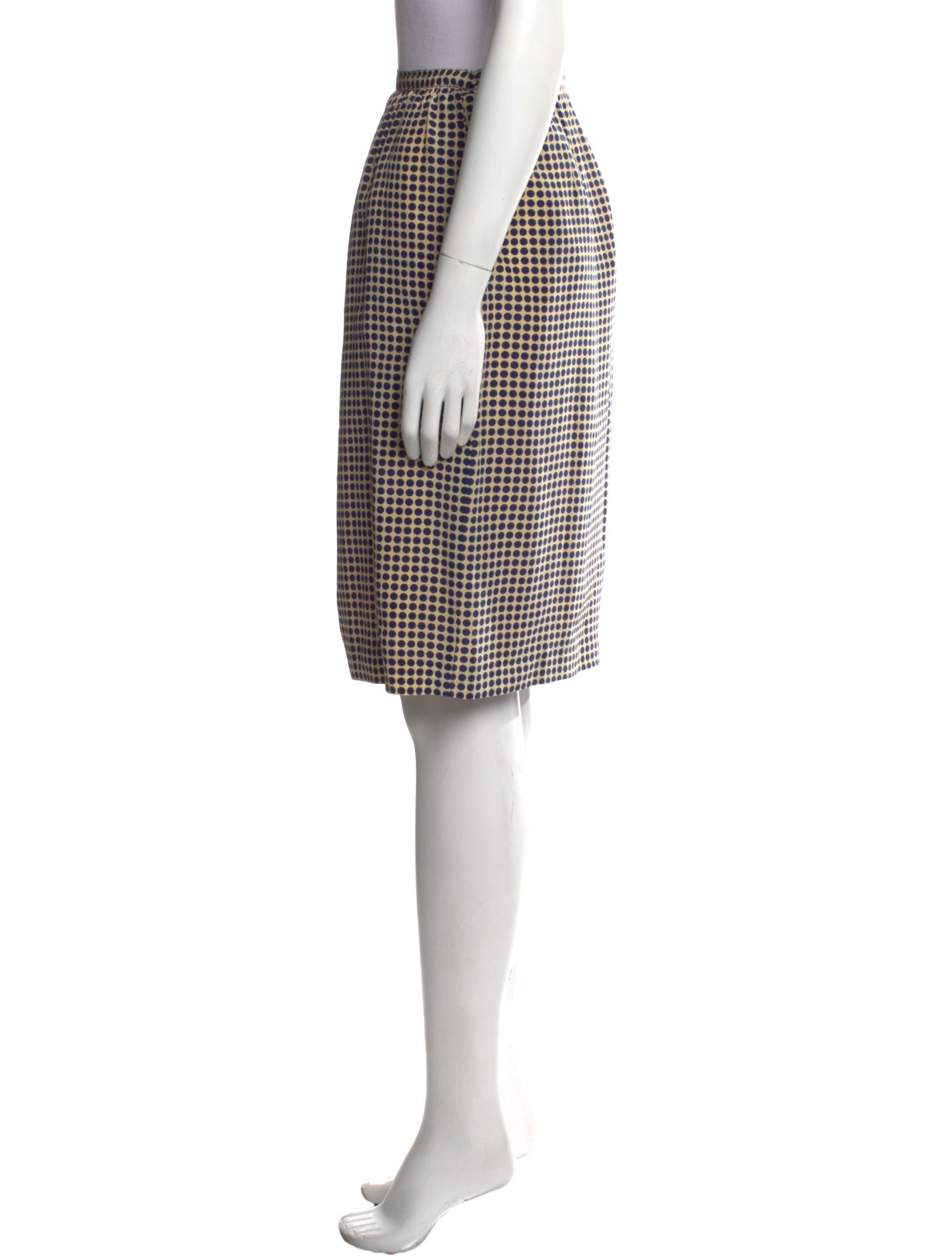 Dries Van Noten Silk Knee-Length Skirt