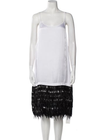 Dries Van Noten Dresses Scoop Neck Knee-Length Dress Us10, Fr42 | L