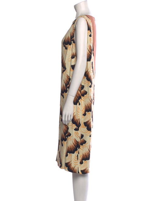 Dries Van Noten Printed Midi Length Dress