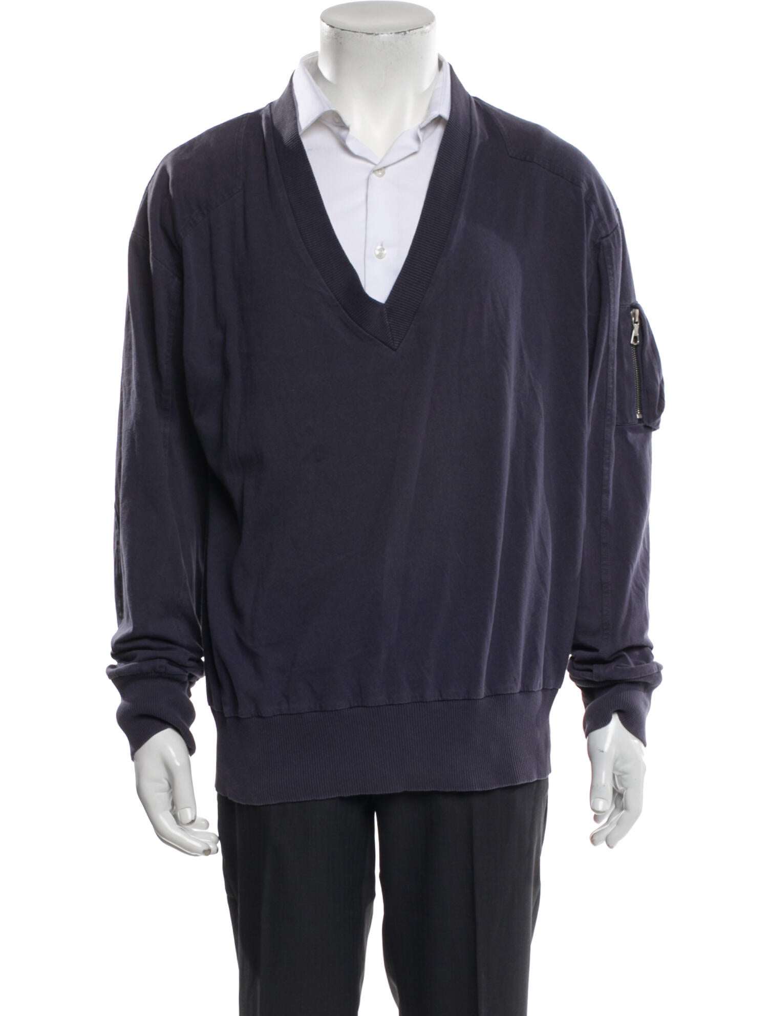 Dries Van Noten V-Neck Long Sleeve Henley