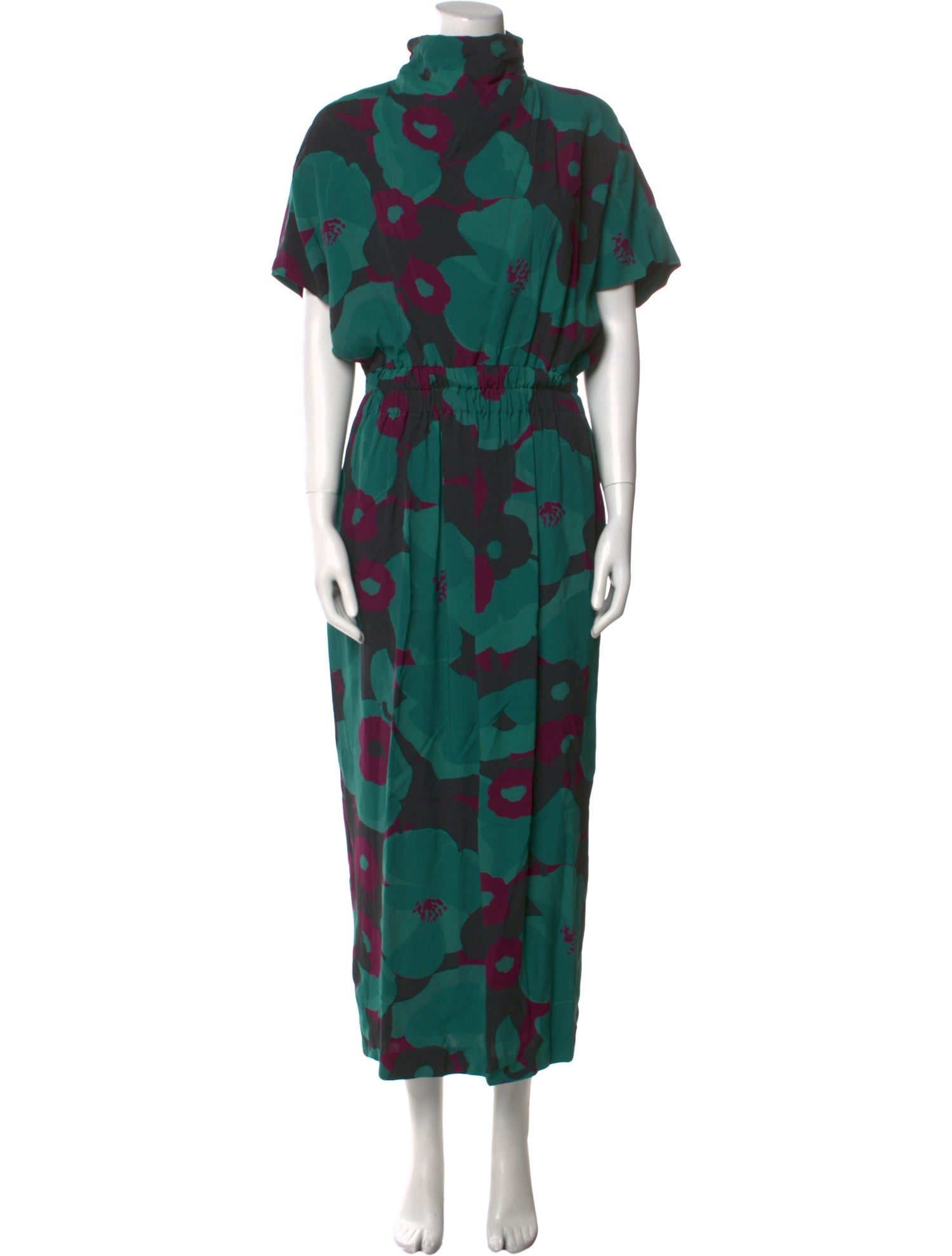 Dries Van Noten Floral Print Long Dress